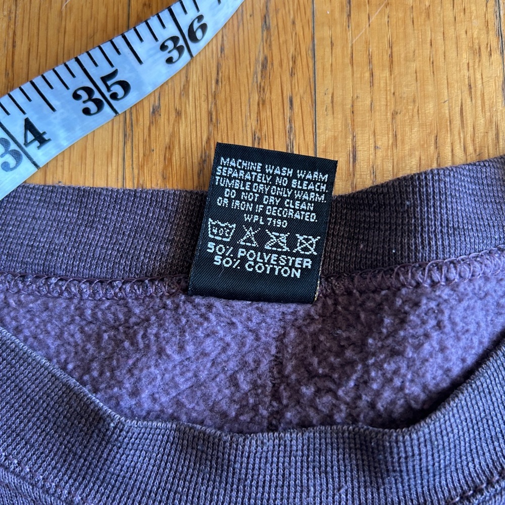 H.L Miller Gold Graphic Men's Sweater - Purple Size XL - Picture 8 of 9